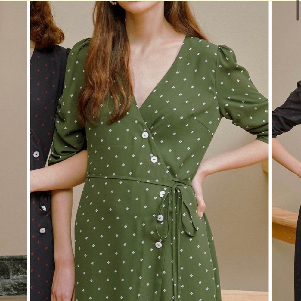 Simple Retro Jade Tea Dress, tags on!